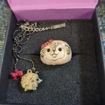 [ 안나수이 ] 양 반지와 목걸이 세트