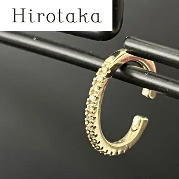 (C081814) Hirotaka K10 이어커프 다이아몬드 0.07ct