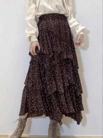 스나이델 볼륨 캉캉 스커트