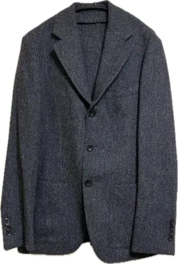 다크 그레이 트위드 테일러드 재킷