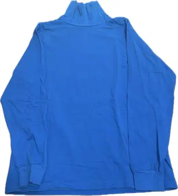 DRESS 파랑 터틀넥 티셔츠