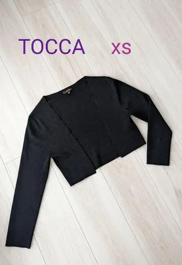 TOCCA 볼레로 가디건 블랙 xs