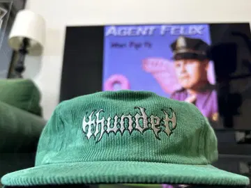USA CA Thunder Trucks 스케이트보드 코듀로이 캡 그린