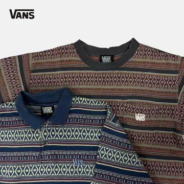 2점 세트 90년대 VANS 반팔 티셔츠 보더 스케이트보드