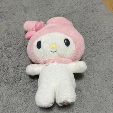 마이멜로디 봉제 인형 화이트 핑크