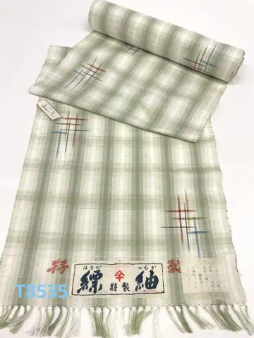 하늘색 명주 치기리야 세로 줄무늬 격자 무늬 순수 실크 옷감