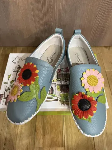 에스타시온 Estacion 슬립온 24.5cm 블루 XY216
