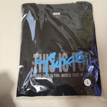 TWICE 월드 투어 티셔츠 L사이즈 TZUYU