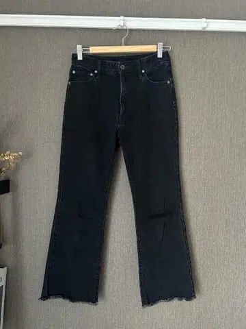 [Spick & span] 정가 14,300엔 벨 라인 프레이 데님