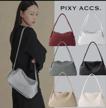 PIXYACCS 숄더 백 (블랙)