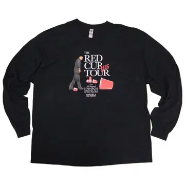 YG THE RED CUP TOUR 롱 슬리브 T셔츠 2XL