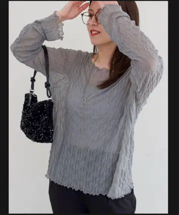 미앤모우 시어 풀오버