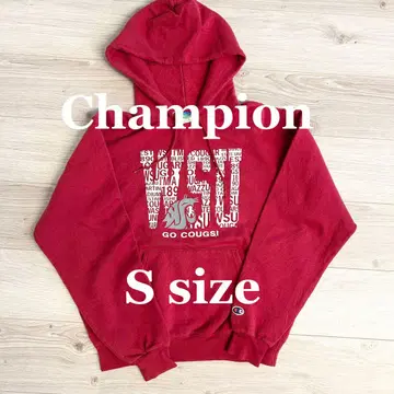 Champion WSU GO COUGS! 후드티 S 사이즈