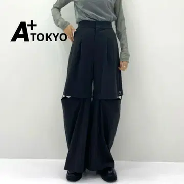 A+ TOKYO 카라비너 슬릿 팬츠