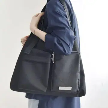 SHIPS for women 워크 포켓 V컷 나일론 토트백