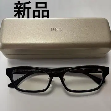 새상품 JINS 패션 안경 안경 블랙 무도수
