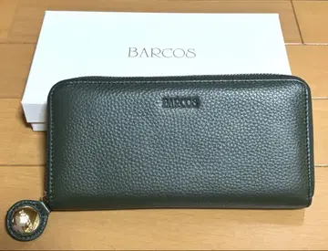 BARCOS 바르코스 라운드 지퍼 장지갑 그린