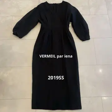VERMEIL par iena 허리 쉐이프 퍼프 슬리브 원피스 36