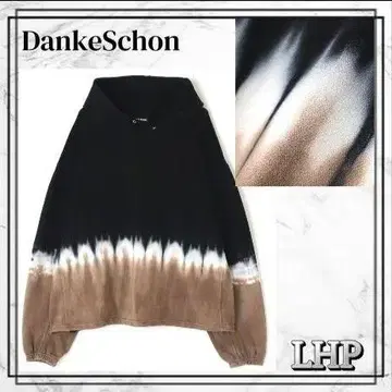 정품 LHP Danke Schon 상의 넉넉한 후디 블랙