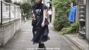 sacai 18aw 원피스