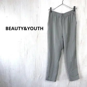 BEAUTY&YOUTH 매트 새틴 드로우 스트링 팬츠 24