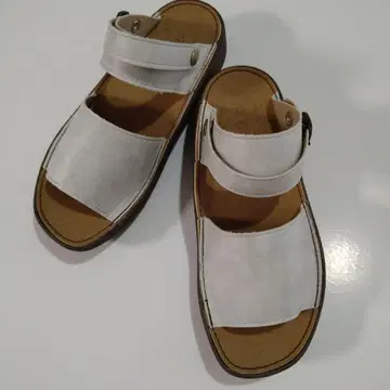 BONVOYAGE 화이트 샌들 사이즈 M 2way