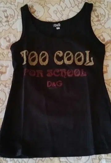 D&G TOO COOL FOR SCHOOL 탱크탑