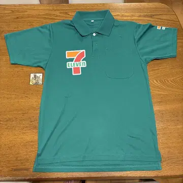 7-Eleven 그린 폴로셔츠 M 사이즈