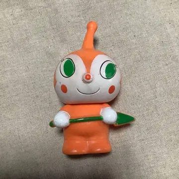 호빵맨 짤랑이 소프트 비닐 인형 레어 1989년 당시 물건