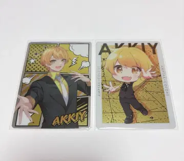 AMPTAK x COLORS 카라아게앗키/1st 카드 등신 데포 세트