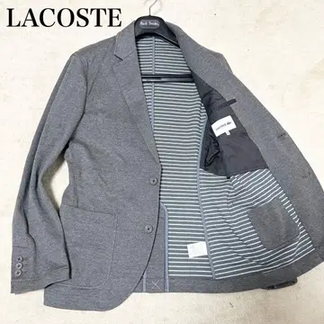 새상품급 라코스테 LACOSTE 테일러드 자켓 스트레치 그레이