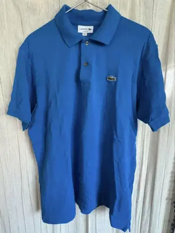 LACOSTE 파랑 피케 셔츠 L 사이즈