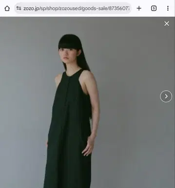 레어 CASA FLINE 린넨 슬리브리스 원피스