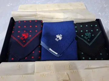 Brooks Brothers 도트 무늬 손수건 3매 세트