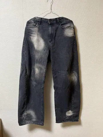 GU 배럴 레그 청바지 가공 여성용 L