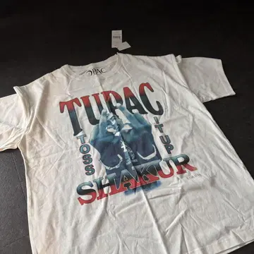 TUPAC TOSS IT UP 셔츠 XL 화이트