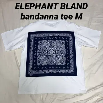 ELEPHANT BLAND 반다나 티셔츠 M