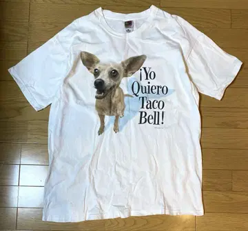 90년대 타코벨 TACOBELL 티셔츠 XL 치와와 기업 T 빈티지