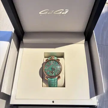 GaGa Milano 터콰이즈 시계