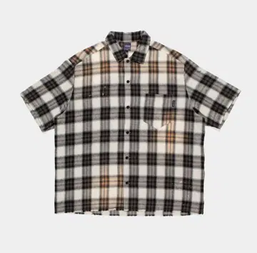 APPLEBUM Ombre Check Damage S/S Shirt