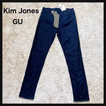[미사용] GU x 킴 존스 Kim Jones 코튼 팬츠 네이비