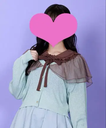 axes femme POETIQUE 튤 프릴 UV 컷 가디건