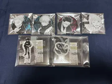 주술회전 데컬렉션 캔뱃지 X 아크릴 피규어 고죠 사토루 외