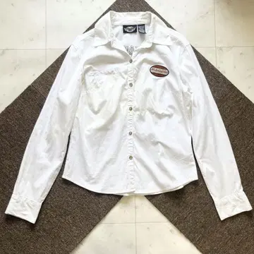 HARLEY-DAVIDSON 할리데이비슨 와이셔츠 긴팔 화이트 M