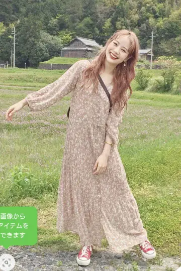 스웨잉 플라워 원피스