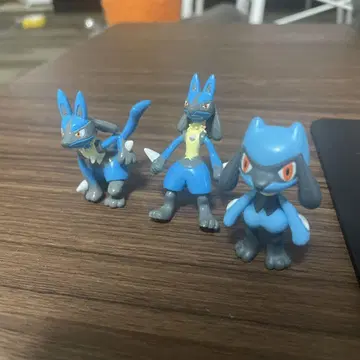 루카리오 피규어 3체 세트