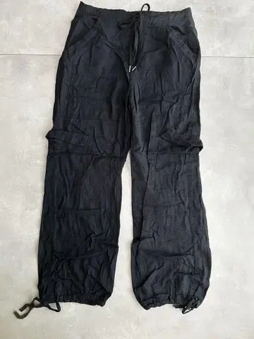 276 FOREVER 21 블랙 카고 팬츠 L 사이즈