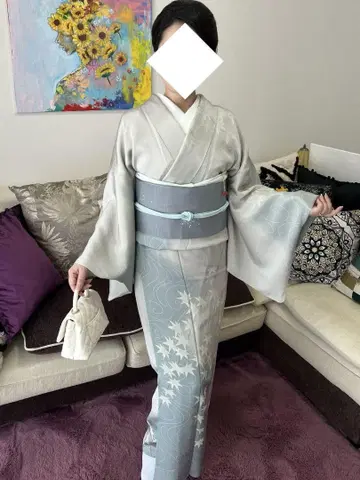 홑 호몬기 맞춤 기모노