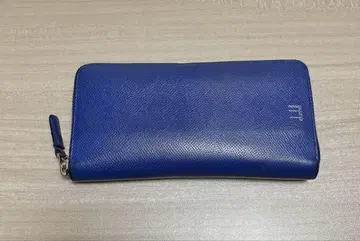 던힐 dunhill 지갑 장지갑 남성용 라운드 지퍼 네이비