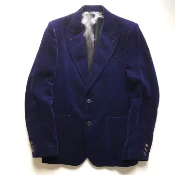 희귀 레어 넘버나인 벨벳 테일러드 자켓 퍼플 블루